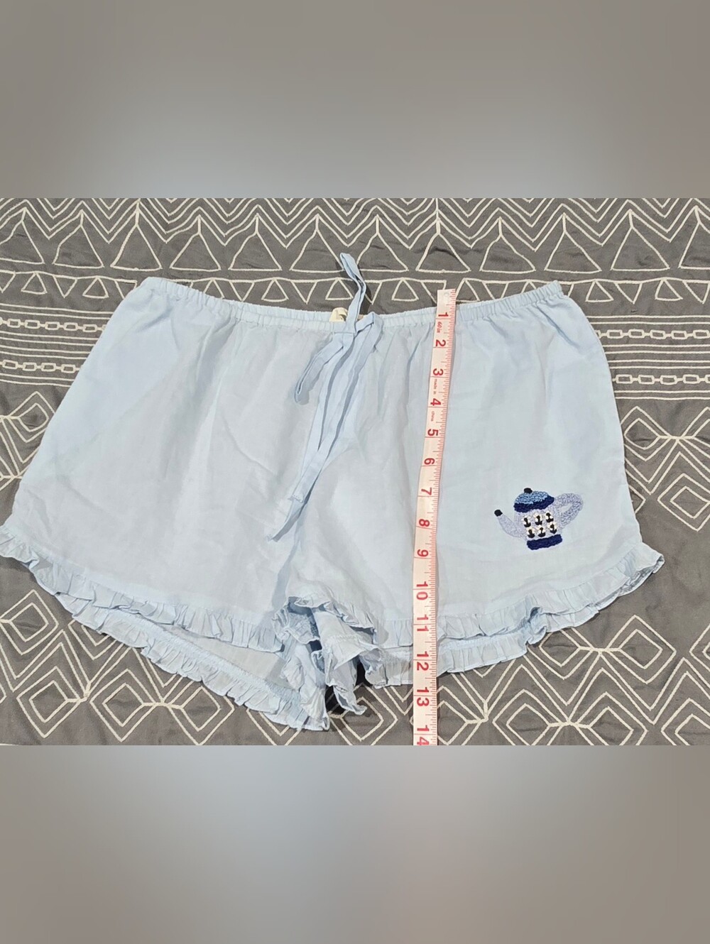 Printfresh Naya Short Set In High Tea Toile Size XS - Picture 10 of 11
